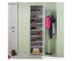 Dulap multifunctional Adore Diamond, 8 rafturi , Usa reversibila, Alb 50 x 35 x 187  Cm - Alb