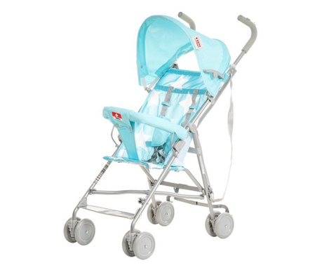 Детска количка felis, До 15 кг, 5-точков колан, 6 + месеца, Подвижен сенник, Син