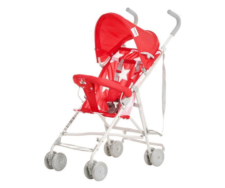 Детска количка felis, До 15 кг, 5-точков колан, 6 + месеца, Подвижен сенник, Червен