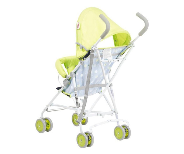 Детска количка felis, До 15 кг, 5-точков колан, 6 + месеца, Подвижен сенник, Зелен