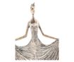 Figurina lady, gri antichizat, 32x18x8,5 cm