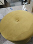 RESIGILAT Taburet Mazzini Sofas, Fiore Gold, auriu, 40x40x45 cm