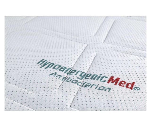 Somnart HypoallergenicMed антибактериален матрак от полиуретанова пяна, 90х200, височина 18 см, антибактериален, свалящ се капак
