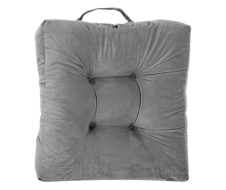 Възглавница за под и стол felis, Декоративна, 46 x 46 x 8 см, Сив
