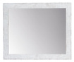 Огледало felis, Правоъгълно, Хоризонтален и вертикален монтаж, 48 х 58 см, Кафяв / Бял