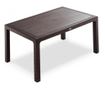 RAKI classi ratan masa gradina, terasa 90x150xh75cm, polipropilena/fibra sticla ,culoare cafea