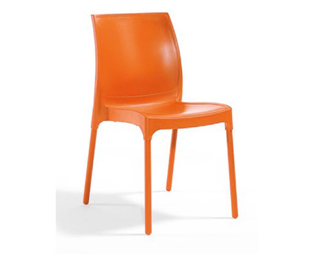RAKI sunny scaun gradina, terasa 44x57xh82cm ,culoare portocalie
