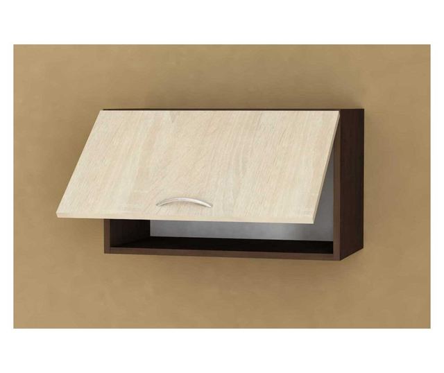 Corp superior cu usa orizonatla Riga 60x30x36 cm wenge/stejar sonoma