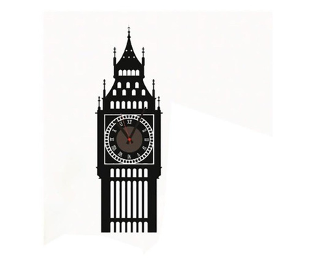 Ceas decorativ de perete, Big Ben, Ceas cu Autocolant, 90 cm, CD882