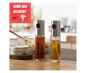 Pulverizator pentru ulei/otet 100 ml, argintiu
