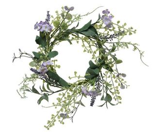 Coronita artificiala, model lavanda, 30 cm