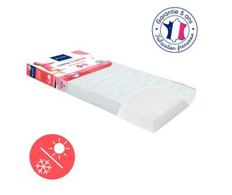 Több évszakos légáteresztő matrac ágyhoz 60x120 cm (11 cm vastagság) candide