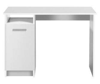 Birou calculator mmb 1/2, alb, 100 x 74.5 x 50 cm