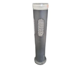 Stalp Iluminat Exterior LED RFAN, Model L638045, 3 Tipuri de Lumina, IP65, 30W, Negru