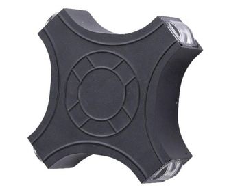 Aplica Exterior RFAN, Model L987, Material Aluminiu, IP65, Lumina Neutra, 8W, Negru