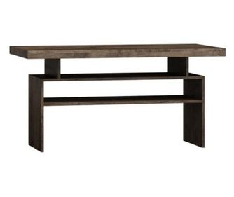 Brązowy stół kawowy z płyty MDF Infinity 120x60x60 cm