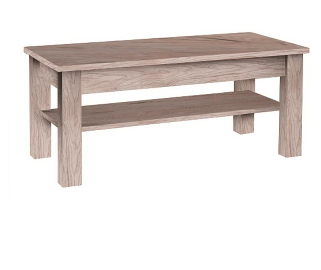 Τραπεζάκι σαλονιού CHERIS από MDF 110x61x48 εκ. καφέ