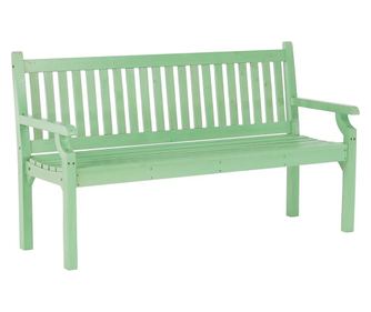 KOLNA mint zelena drvena vrtna klupa 150x58x88 cm