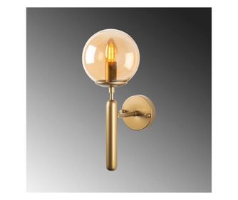 Aplica de perete Fulgor, King, corp din metal, no bulb included, max. 60 W, E14, auriu, 20x15x40 cm