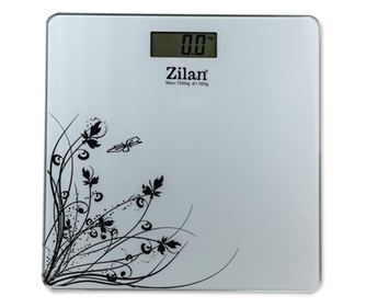 Elektronska osobna vaga, staklena platforma, podržava 150 kg, digitalni zaslon, LCD zaslon, funkcija resetiranja, automatsko isk