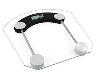 Tjelesna vaga za kupaonicu, opremljena s 4 senzora, maksimalni kapacitet 180 kg, LCD zaslon, automatsko uključivanje, moderan di