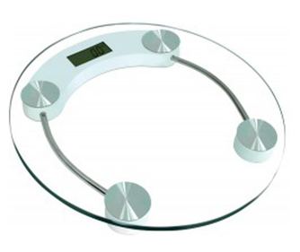 Elektronska vaga Victronic, 180 kg, staklena platforma, prozirna