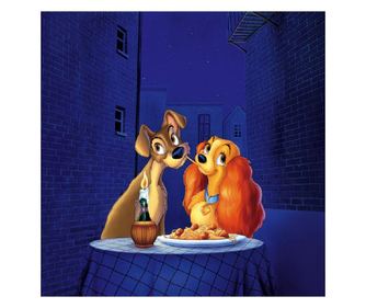 Lady and the Tramp matrica, 135 x 225 cm