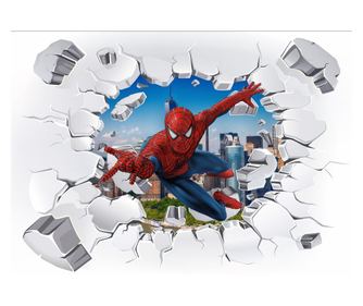 Fototapeta na zeď samolepicí a omyvatelná spider man v akci  220x135 cm