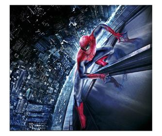 Nalepka Spider-man se vzpenja