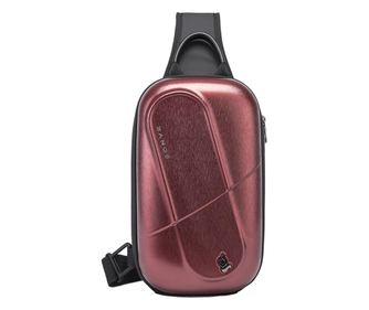 Rucsac crossbody Bange, carcasa tare, rezistent la apa, bg7353rd rosu