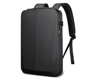 Rucsac pentru laptop, cu carcasa tare, antifurt, rezistent la apa, port usb, bg222011bk negru