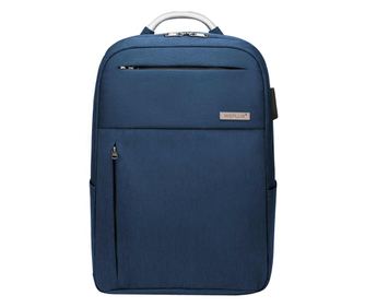 Rucsac universal, laptop cu port usb rezistent la stropi de apa, Weplus wp8199be bleumarin