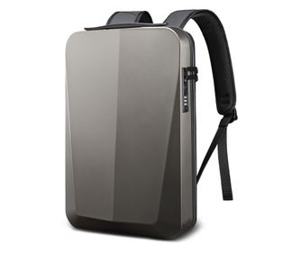 Rucsac pentru laptop, cu carcasa tare, antifurt, rezistent la apa, port usb, bg22201gd auriu
