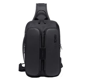 Rucsac crossbody, rezistenta la apa, port usb, buzunar antifurt, bg7079bk negru