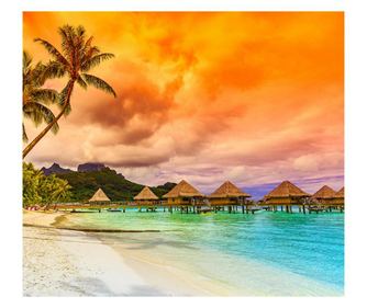 Πίνακας σε καμβά Καταιγίδα στον παράδεισο, 90 x 60 εκ