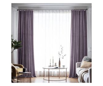 Draperie din catifea blackout cu rejansa din bumbac tip fagure, densitate 700 g/ml, venus, 1 buc Madison 200x225 cm