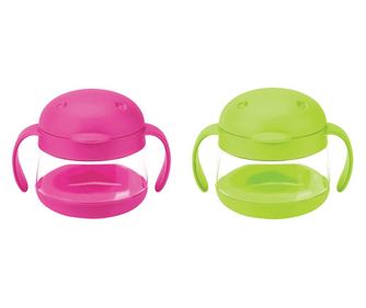 Set cani pentru gustare Ubbi roz si verde