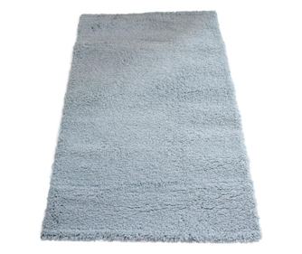 Covor modern cu fir lung Shaggy Porto 221XA 100x170cm, 100% polipropilena, 1800g/mp, 3 cm, albastru deschis