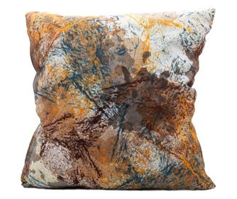 Perna decorativa 8, 43x43cm, poliester, inchidere fermoar, model marmura