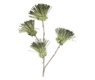 Floare artificiala tropicala, verde, 103 cm
