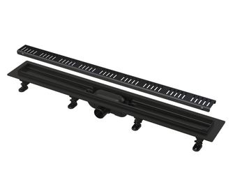 CANAL SCURGERE DUS (GRATAR BLACK)ALCA APZ10BLACK-650M
