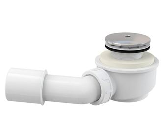 Sifon cadita de dus cu evacuare de Ø50 mm, AlcaPLAST, A471CR-50, polipropilena, anti miros