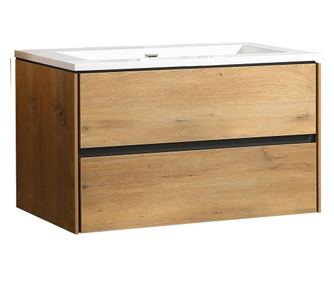 Set mobilier suspendat OPTIMA - DREAM - 100 cm snaffel  (baza+lavoar compozit)