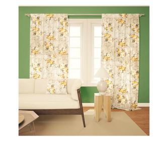 Έτοιμη κουρτίνα rosela amarillo 200x255 cm.