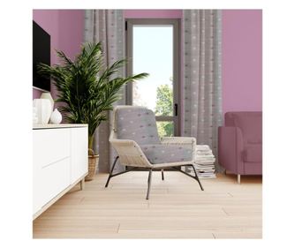 Έτοιμη κουρτίνα hrest coor fucsia 140x255 cm.