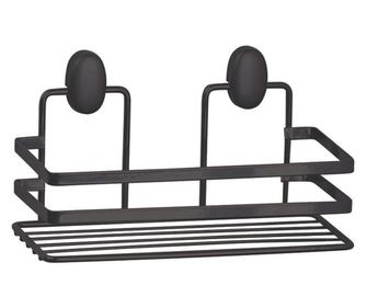 Etajera baie Cover Black, 1 polita, negru