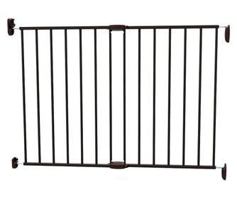 Poarta de siguranta extensibila Noma, 62 – 102 cm, metal negru, N93330