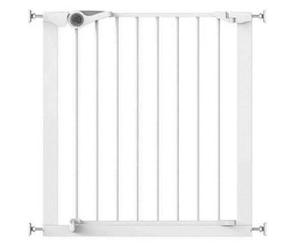 Poarta de siguranta Noma Easy Fit, presiune, 75-82 cm, metal alb, N93439