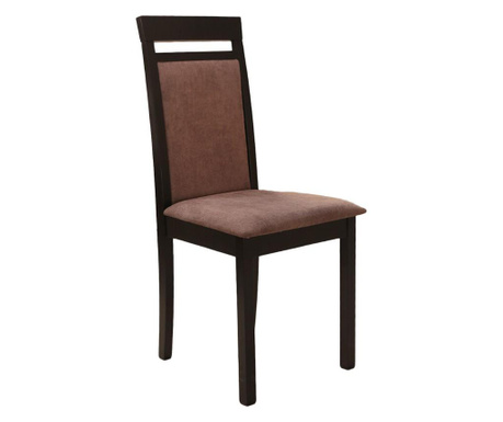 Set 2 scaune dining din lemn de fag Nika 2, cadru wenge, textil Solo 25