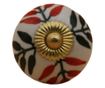 Vintage collection Kézzel festett vintage stílusú porcelán bútorgomb.